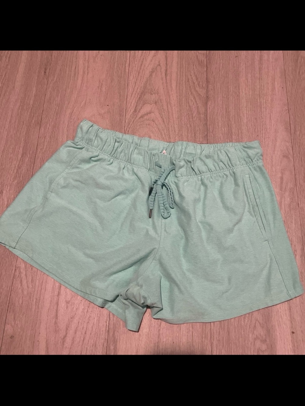 Athletic Works Mint Green Drawstring Athletic Shorts